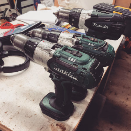 Photo of spare electric drills